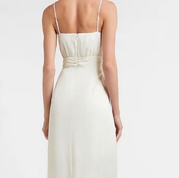 EXPRESS Hi-Lo satin silky dress - Picture 2 of 10